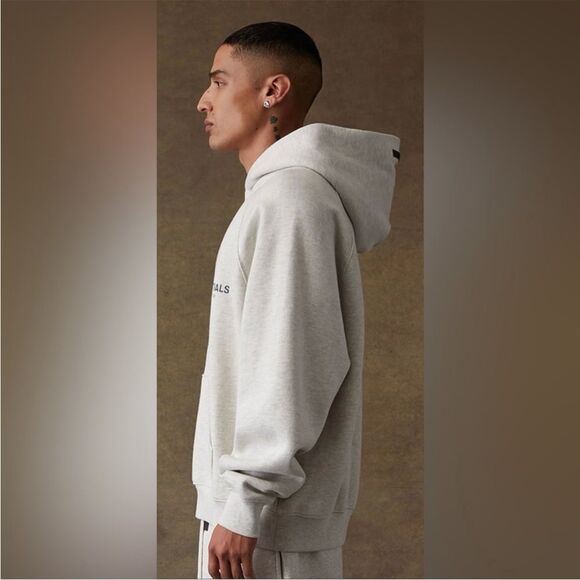 Fear of God Essentials Hoodie/Sweatshirt Light Oatmeal NWT FOG Bag - Picture 5 of 10